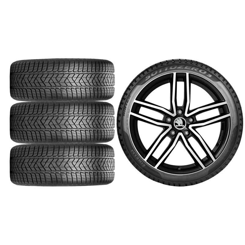 NOWE KOŁA ZIMA Skoda Octavia 4 (NX) Pirelli 225/45R18*5 NOWE KOŁA ZIMA Skoda Octavia 4 (NX) Pirelli 225/45R18*5