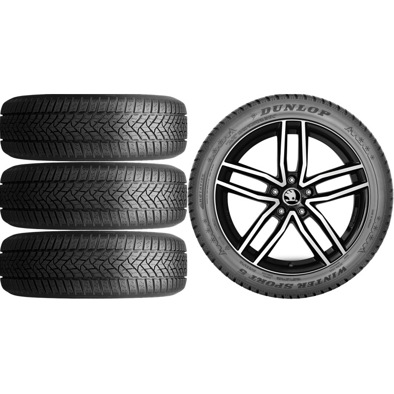 NOWE KOŁA ZIMA SKODA SUPERB NZ Dunlop 215/55R17*7