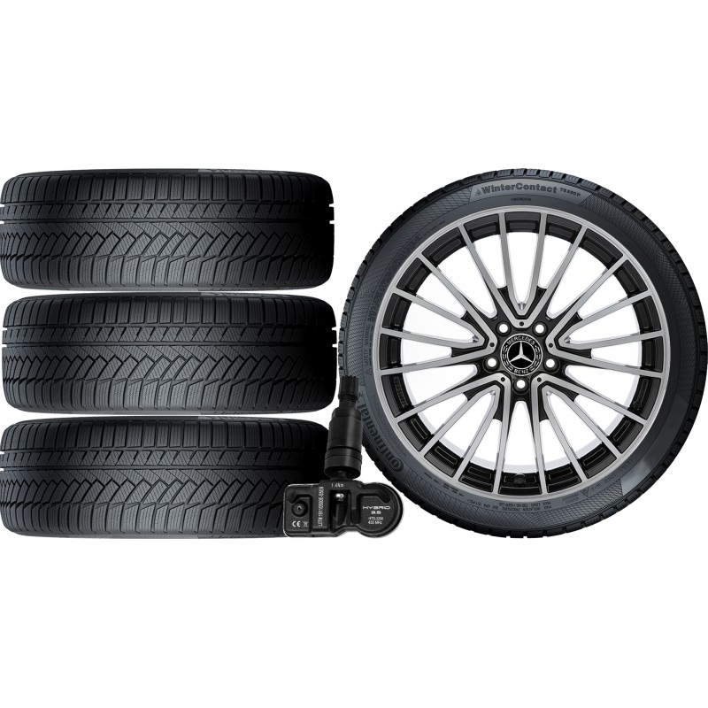 NOWE KOŁA ZIMA Mercedes C-Klasa W206 R2CW Continental 225/45R18+TPMS*9 NOWE KOŁA ZIMA Mercedes C-Klasa W206 R2CW Continental 225/45R18+TPMS*9