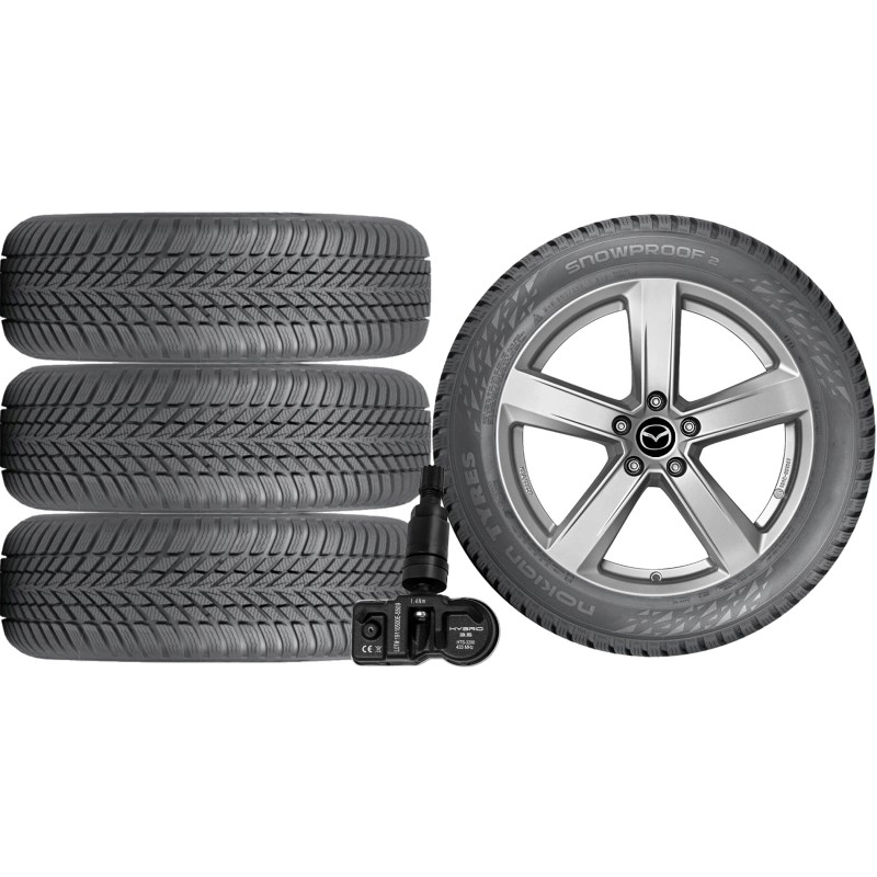 NOWE KOŁA ZIMA Mazda CX-3 (DJ1) Nokian 215/60R16+TPMS*13 NOWE KOŁA ZIMA Mazda CX-3 (DJ1) Nokian 215/60R16+TPMS*13