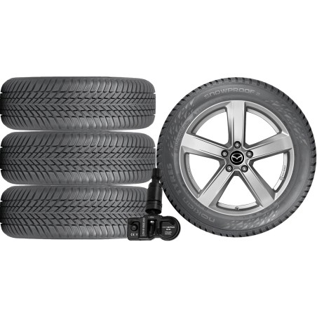 NOWE KOŁA ZIMA Mazda CX-3 (DJ1) Nokian 215/60R16+TPMS*13