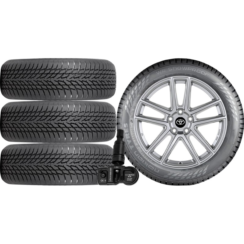 NOWE KOŁA ZIMA TOYOTA C-HR AX1T Nokian 225/50R18+TPMS*1 NOWE KOŁA ZIMA TOYOTA C-HR AX1T Nokian 225/50R18+TPMS*1