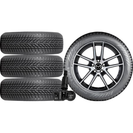NOWE KOŁA ZIMA Mazda CX-3 (DJ1) Nokian 215/50R18+TPMS*17