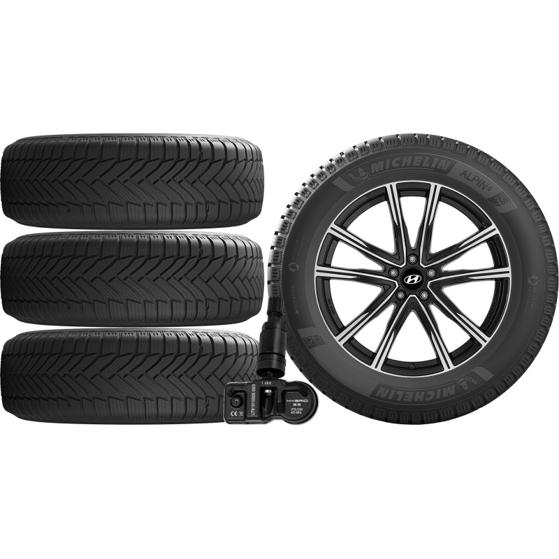 NOWE KOŁA ZIMA HYUNDAI Tucson (NX4e) Michelin 235/55R18+TPMS*11