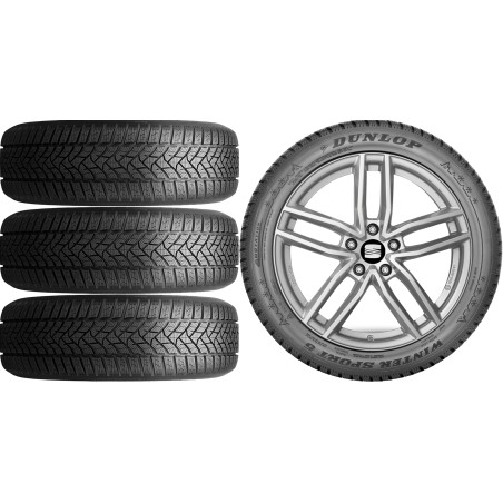 NOWE KOŁA ZIMA Seat Leon Dunlop 225/40R18*8