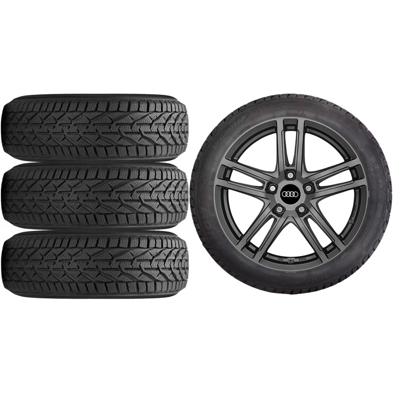 NOWE KOŁA ZIMA Audi A4 B9 Riken 225/50R17*7 NOWE KOŁA ZIMA Audi A4 B9 Riken 225/50R17*7