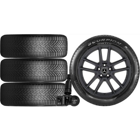 NOWE KOŁA ZIMA MERCEDES GLC W253 Pirelli 235/60R18+TPMS*12