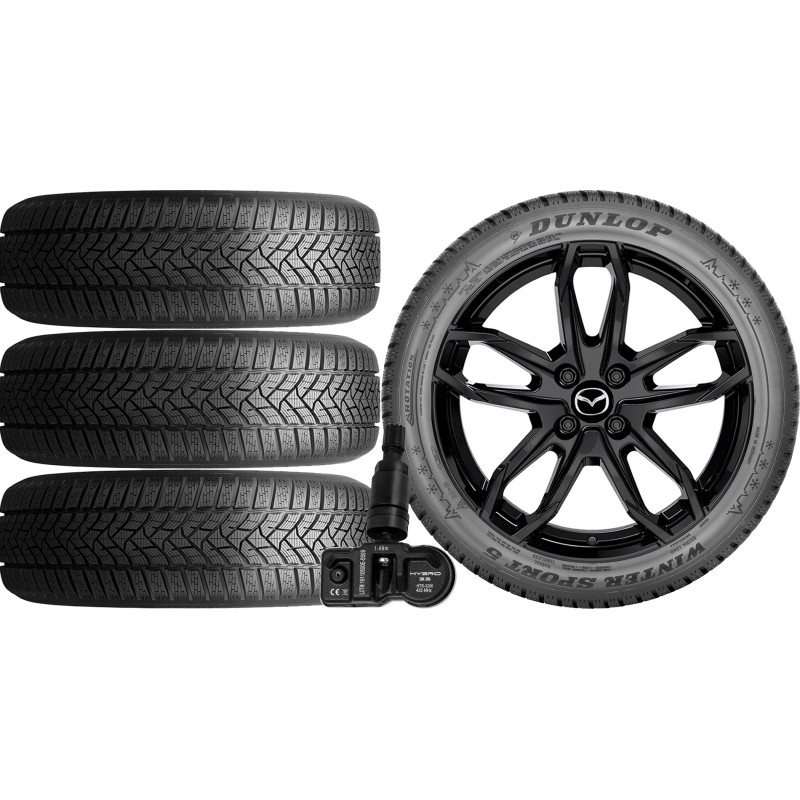 NOWE KOŁA ZIMA Mazda CX-5 (KE) Dunlop 225/65R17+TPMS NOWE KOŁA ZIMA Mazda CX-5 (KE) Dunlop 225/65R17+TPMS