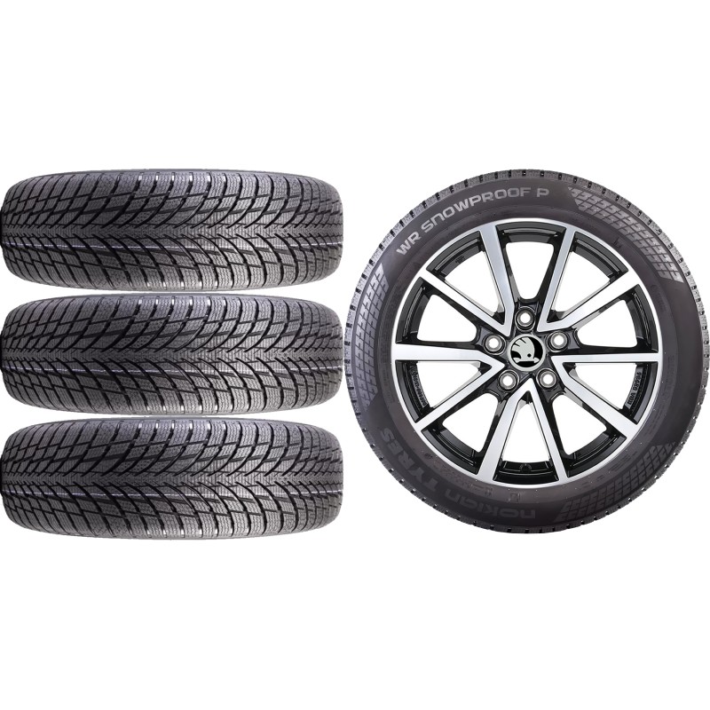NOWE KOŁA ZIMA Skoda Octavia 4 (NX) Nokian 205/55R17*24 NOWE KOŁA ZIMA Skoda Octavia 4 (NX) Nokian 205/55R17*24