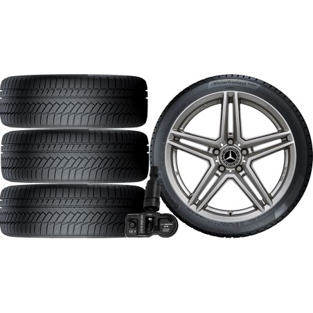 NOWE KOŁA ZIMA Mercedes E-Klasa W213 Continental 225/55R17+TPMS*12