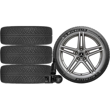 NOWE KOŁA ZIMA MERCEDES GLB X247 F2B Michelin 215/65R17+TPMS*7