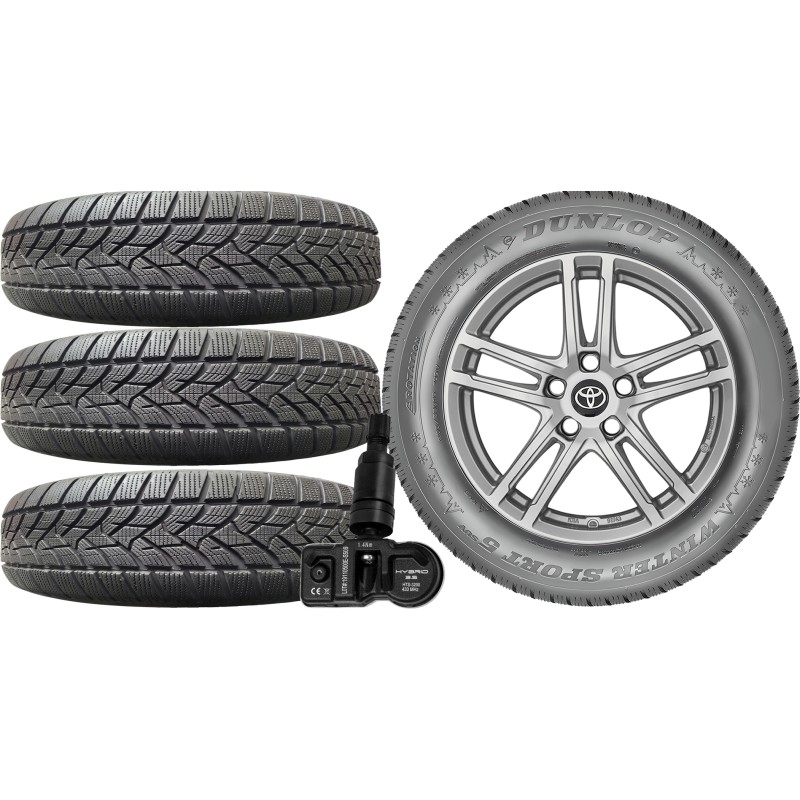 NOWE KOŁA ZIMA TOYOTA RAV 4 XA5 Dunlop 225/65R17+TPMS*4 NOWE KOŁA ZIMA TOYOTA RAV 4 XA5 Dunlop 225/65R17+TPMS*4
