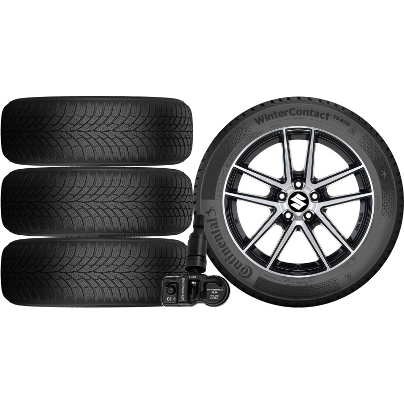 NOWE KOŁA ZIMA SUZUKI SX4 / S-Cross Continental 215/55R17+TPMS*23 NOWE KOŁA ZIMA SUZUKI SX4 / S-Cross Continental 215/55R17+TPMS*23
