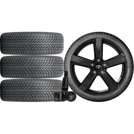 NOWE KOŁA ZIMA TOYOTA 2019.10 - Nokian 235/45R18+TPMS*4