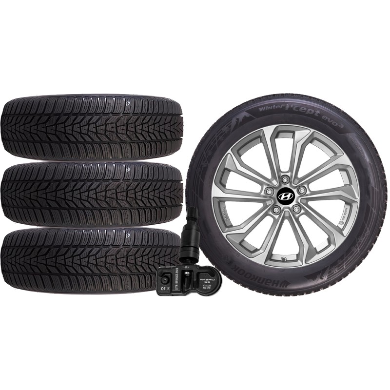 NOWE KOŁA ZIMA HYUNDAI KONA Hankook 235/45R18+TPMS*5 NOWE KOŁA ZIMA HYUNDAI KONA Hankook 235/45R18+TPMS*5