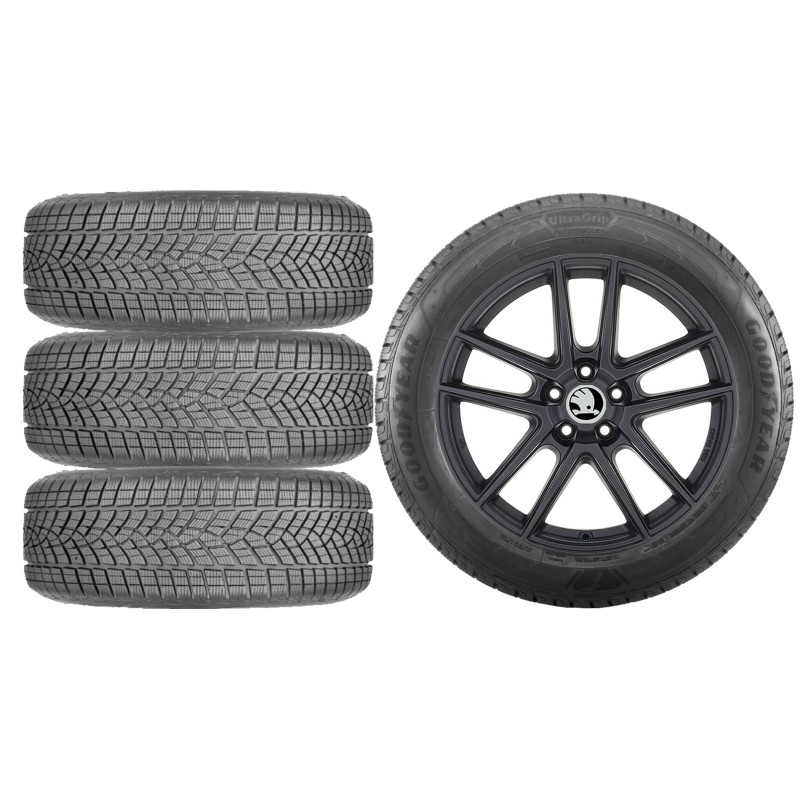 NOWE KOŁA ZIMA Skoda KodiaQ Goodyear 235/55R18 NOWE KOŁA ZIMA Skoda KodiaQ Goodyear 235/55R18