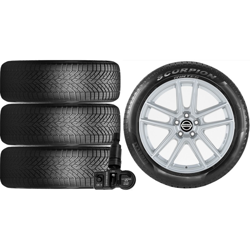 NOWE KOŁA ZIMA Nissan QASHQAI (J12) Pirelli 215/65R17+TPMS*35 NOWE KOŁA ZIMA Nissan QASHQAI (J12) Pirelli 215/65R17+TPMS*35