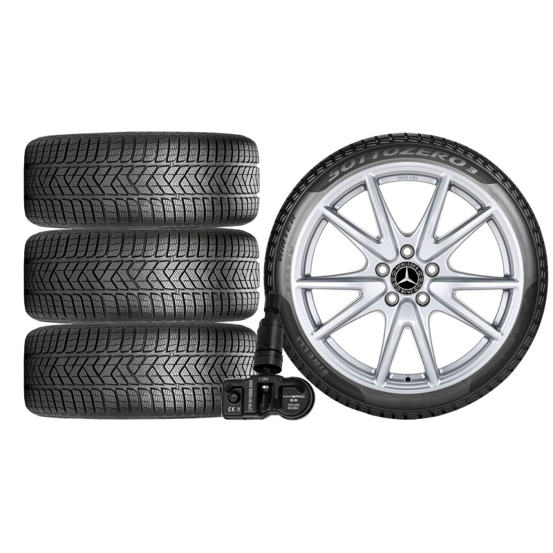 NOWE KOŁA ZIMA Mercedes C-Klasa W206 R2CW Pirelli 225/45R18+TPMS*18 NOWE KOŁA ZIMA Mercedes C-Klasa W206 R2CW Pirelli 225/45R18+TPMS*18
