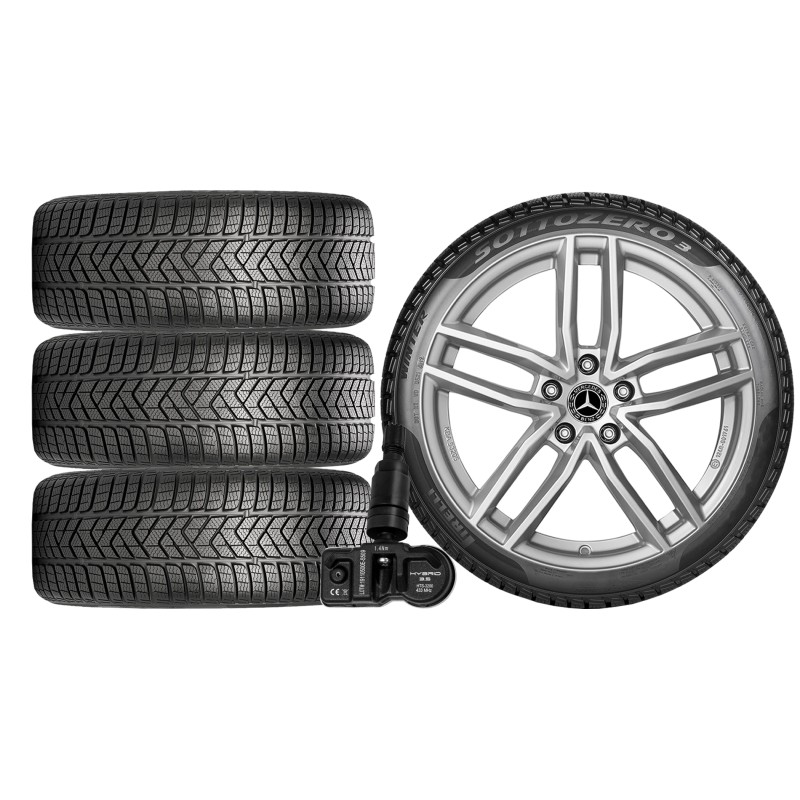 NOWE KOŁA ZIMA Mercedes CLA C118 F2CLA Pirelli 225/45R18+TPMS*13 NOWE KOŁA ZIMA Mercedes CLA C118 F2CLA Pirelli 225/45R18+TPMS*13