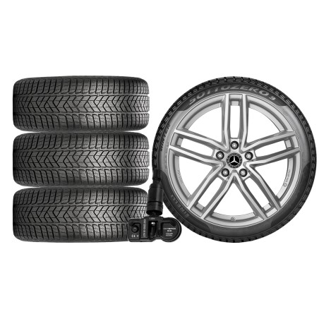 NOWE KOŁA ZIMA Mercedes CLA C118 F2CLA Pirelli 225/45R18+TPMS*13