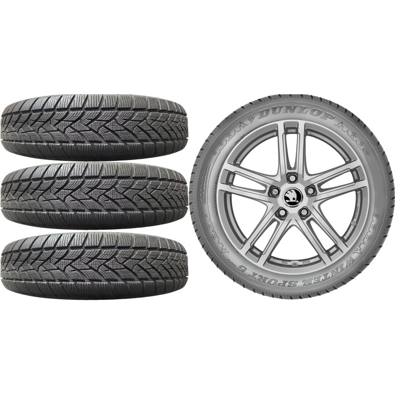 NOWE KOŁA ZIMA Skoda KodiaQ Dunlop 215/65R17 NOWE KOŁA ZIMA Skoda KodiaQ Dunlop 215/65R17