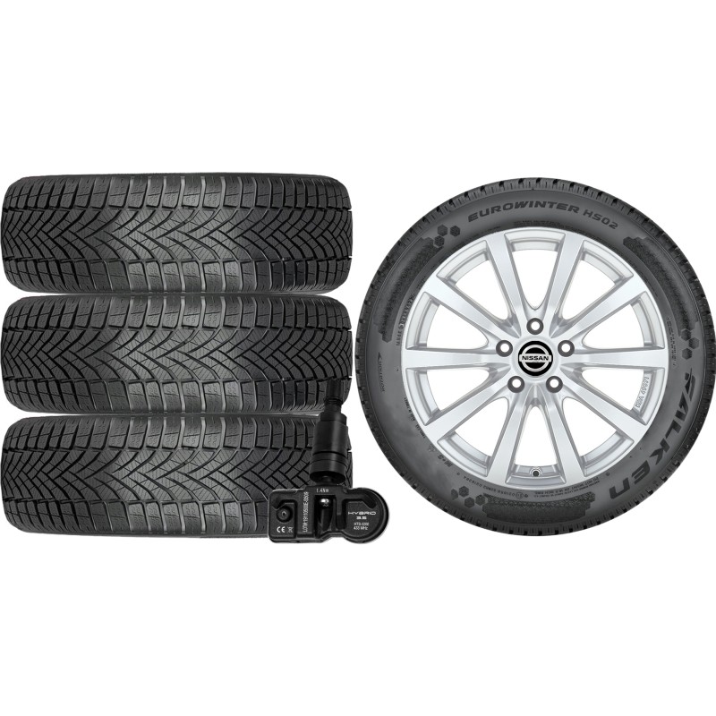 NOWE KOŁA ZIMA Nissan QASHQAI (J12) Falken 215/65R17+TPMS*15 NOWE KOŁA ZIMA Nissan QASHQAI (J12) Falken 215/65R17+TPMS*15