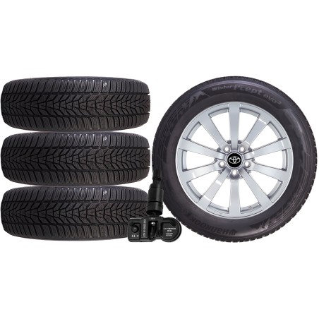 NOWE KOŁA ZIMA TOYOTA COROLLA XII 12 ZE1HE Hankook 225/40R18+TPMS*8