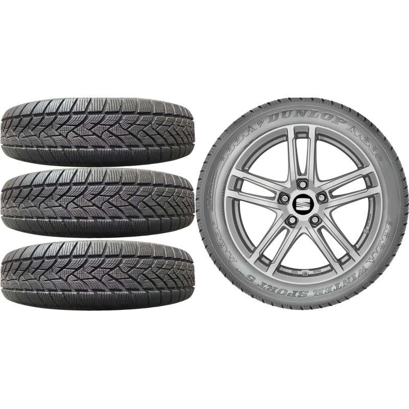 NOWE KOŁA ZIMA Seat Tarraco Dunlop 215/65R17 NOWE KOŁA ZIMA Seat Tarraco Dunlop 215/65R17