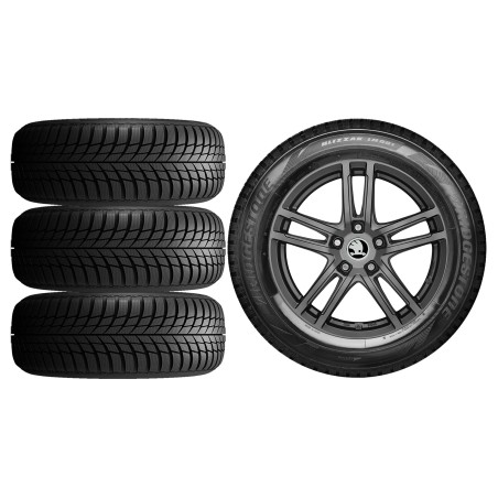 NOWE KOŁA ZIMA Skoda KodiaQ Bridgestone 215/65R17
