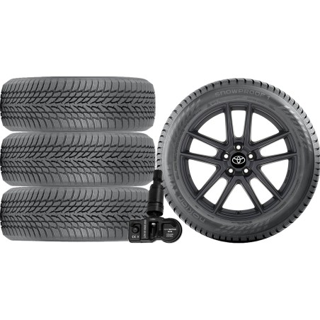 NOWE KOŁA ZIMA TOYOTA 2019.10 - Nokian 215/55R17+TPMS*25