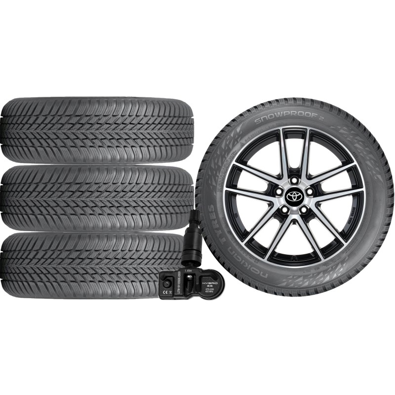 NOWE KOŁA ZIMA TOYOTA C-HR AX1T Nokian 215/60R17+TPMS*15 NOWE KOŁA ZIMA TOYOTA C-HR AX1T Nokian 215/60R17+TPMS*15