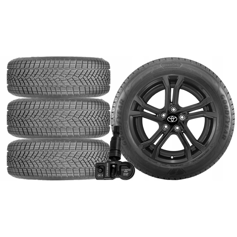 NOWE KOŁA ZIMA Toyota C-HR AX1T Continental 215/60R17+TPMS NOWE KOŁA ZIMA Toyota C-HR AX1T Continental 215/60R17+TPMS