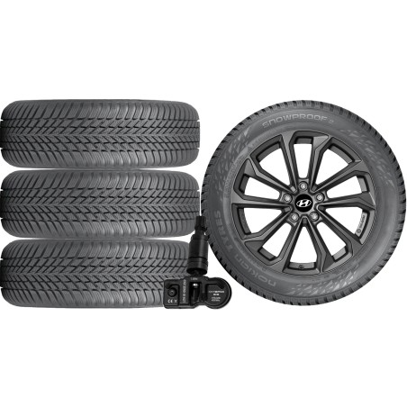 NOWE KOŁA ZIMA HYUNDAI KONA Nokian 215/55R17+TPMS*3
