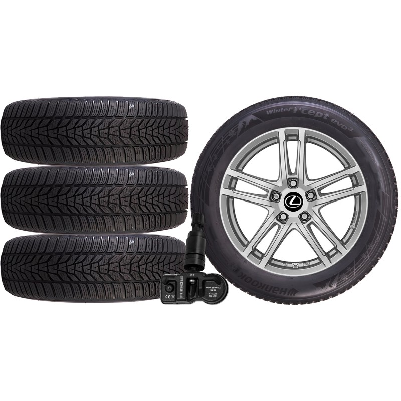 NOWE KOŁA ZIMA Lexus UX Hankook 215/60R17+TPMS*5 NOWE KOŁA ZIMA Lexus UX Hankook 215/60R17+TPMS*5