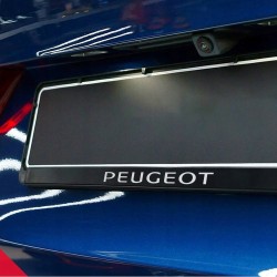 2 x Ramka na Tablicę Rejestracyjną do Twojego Samochodu LOGO PEUGEOT