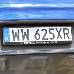 2 x Ramka na Tablicę Rejestracyjną do Twojego Samochodu LOGO OPEL 2