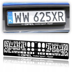 2 x Ramka na Tablicę Rejestracyjną do Twojego Samochodu LOGO OPEL 2