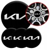 4 Emblematy Dekielki na Felgi Kołpaki Koła KIA KOMPLET TOP 60mm