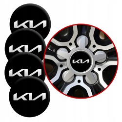4 Emblematy Dekielki na Felgi Kołpaki Koła KIA KOMPLET TOP 60mm
