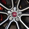 4 Emblematy Dekielki na Felgi Kołpaki Koła FIAT KOMPLET TOP 60mm