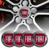 4 Emblematy Dekielki na Felgi Kołpaki Koła FIAT KOMPLET TOP 56mm