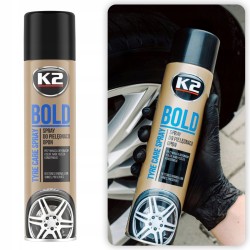 SPRAY Preparat do Pielęgnacji i Nabłyszczania Opon Czernidło K2 BOLD 600ml