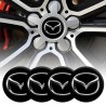 4 Emblematy Dekielki na Felgi Kołpaki Koła MAZDA KOMPLET TOP 60mm