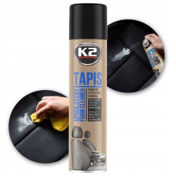 Pianka do czyszczenia tapicerki 600 ML K2 TAPIS NA PLAMY I ZABRUDZENIA