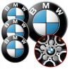 4 Emblematy Dekielki na Felgi Kołpaki Koła BMW KOMPLET TOP 53mm
