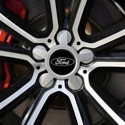4 Emblematy Dekielki na Felgi Kołpaki Koła FORD KOMPLET TOP 53mm