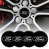 4 Emblematy Dekielki na Felgi Kołpaki Koła FORD KOMPLET TOP 53mm
