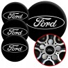 4 Emblematy Dekielki na Felgi Kołpaki Koła FORD KOMPLET TOP 53mm