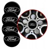 4 Emblematy Dekielki na Felgi Kołpaki Koła FORD KOMPLET TOP 53mm