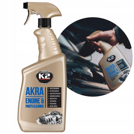 Płyn do Mycia Czyszczenia Silnika i Części K2 Akra 700ml Atomizer